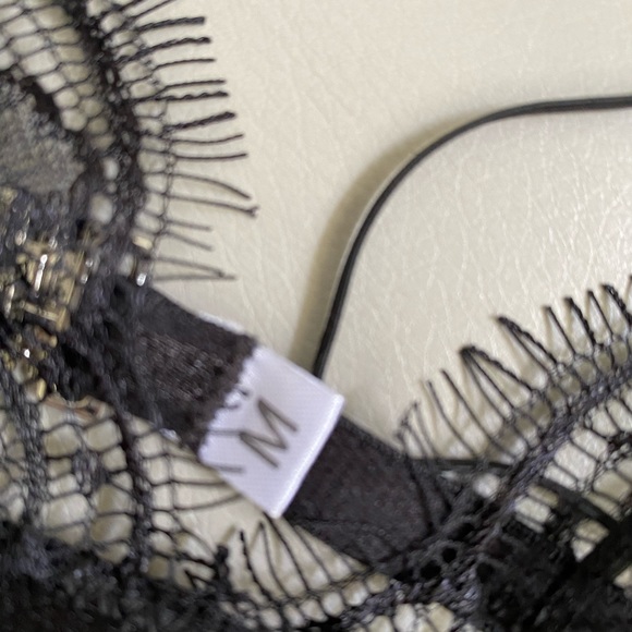 Sewn Handmade Bralette Size M black - Picture 5 of 7